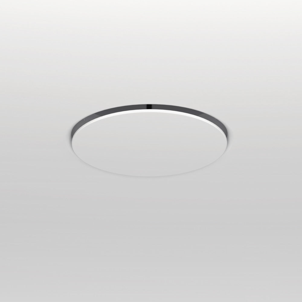 Shadowline Diffuser AC Round installed in a white gyprocked ceiling 