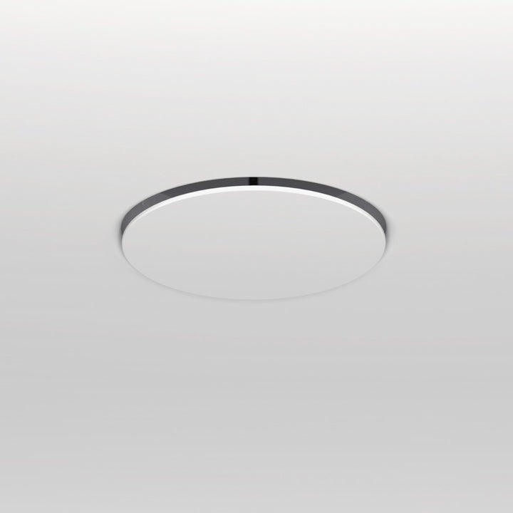 Shadowline Diffuser AC Round installed in a white gyprocked ceiling 