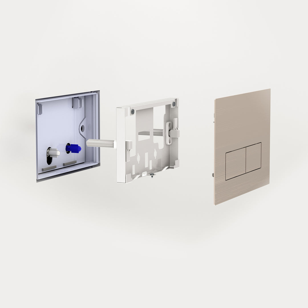 Milu Ultraslim Flush Plate, Gun Metal