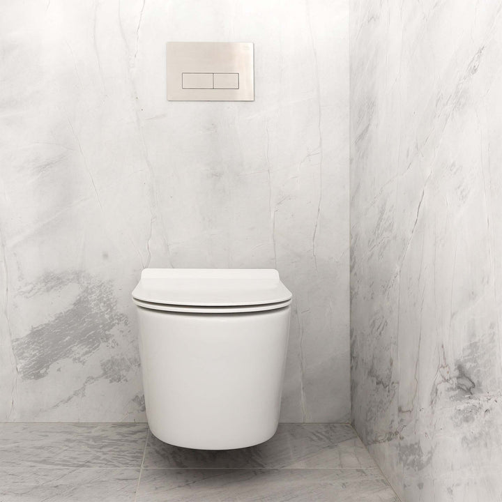 Milu Ultraslim Flush Plate, Gun Metal