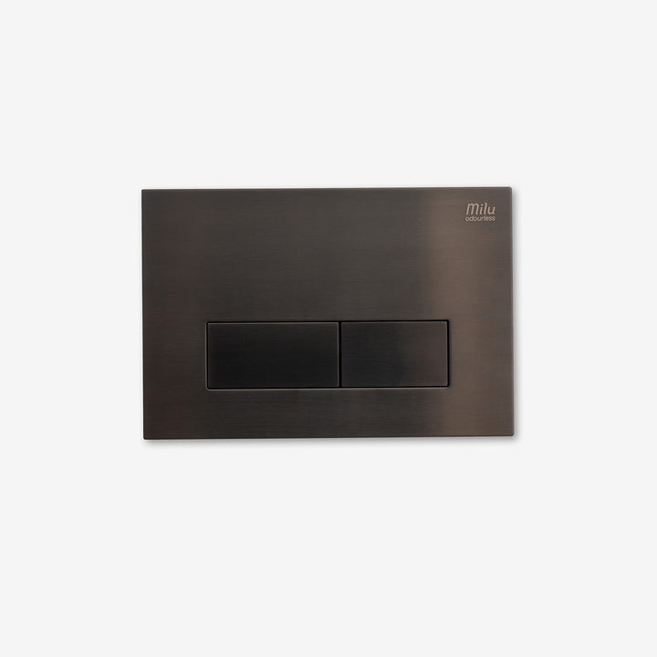 Milu Ultraslim Flush Plate, Gun Metal