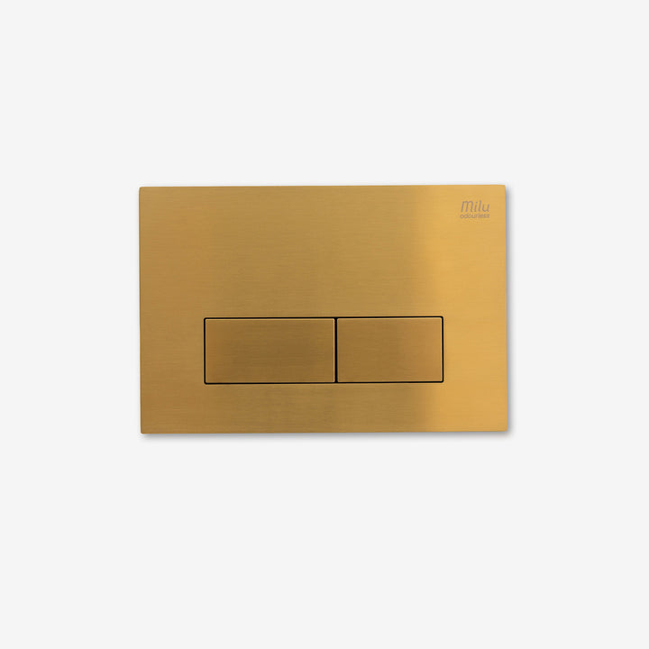 Milu Ultraslim Flush Plate, Gold
