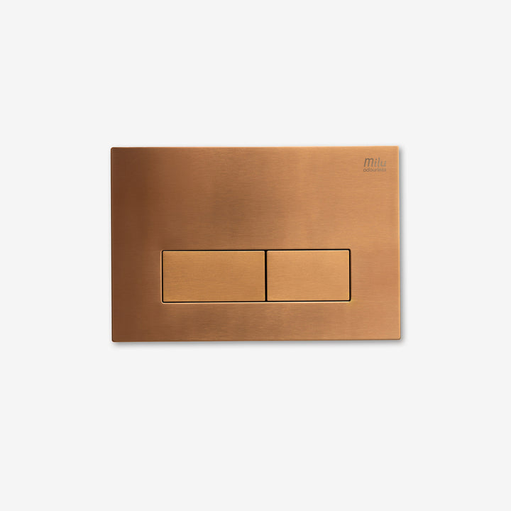 Milu Ultraslim Flush Plate, Copper