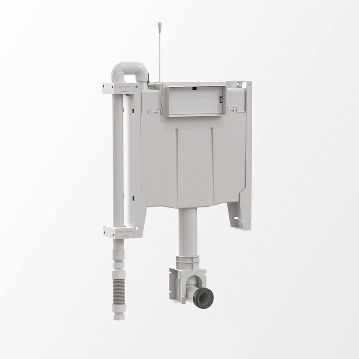 Odourless by Expella with Caroma Invisi II In-wall Cistern for Floor Mount Pans