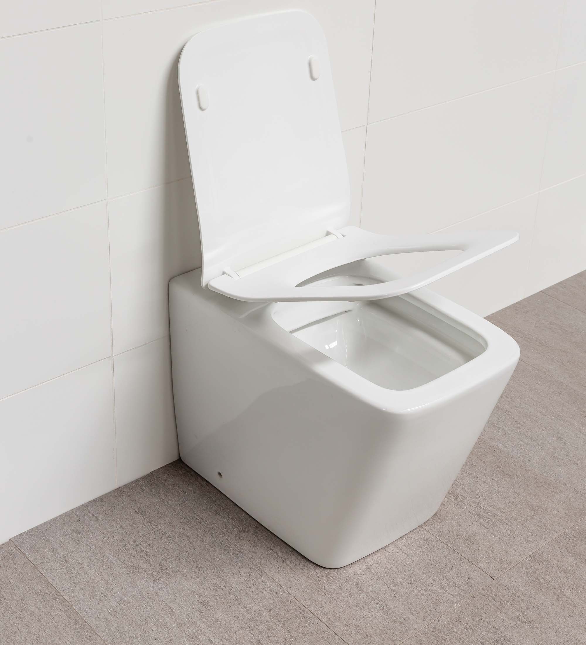 Square Slimline seat for Milu Odourless Toilets